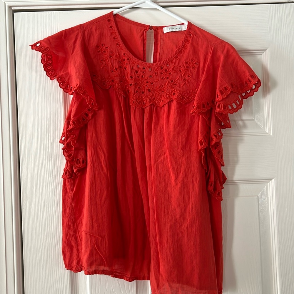 Summer eyelet top